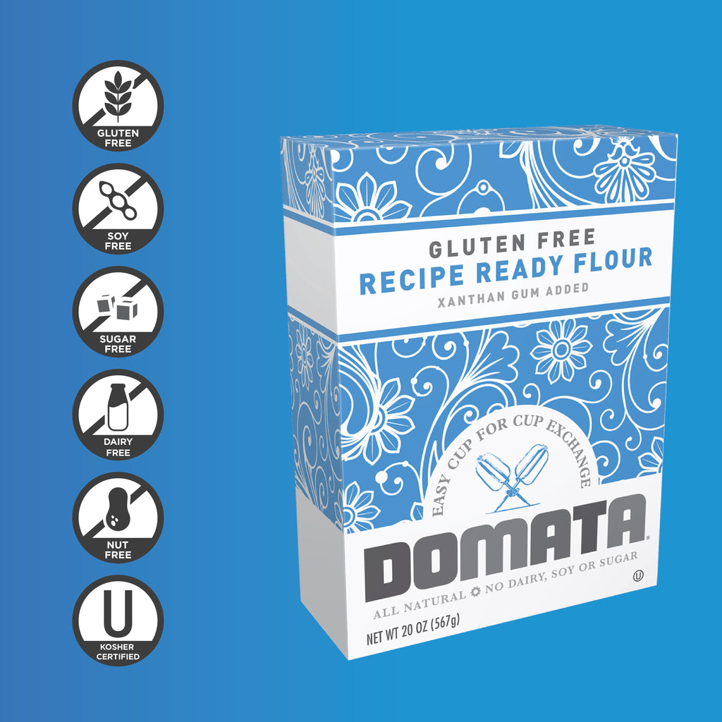 Perfect Cup for Cup Gluten Free Recipe Ready Flour (25 lbs) Domata